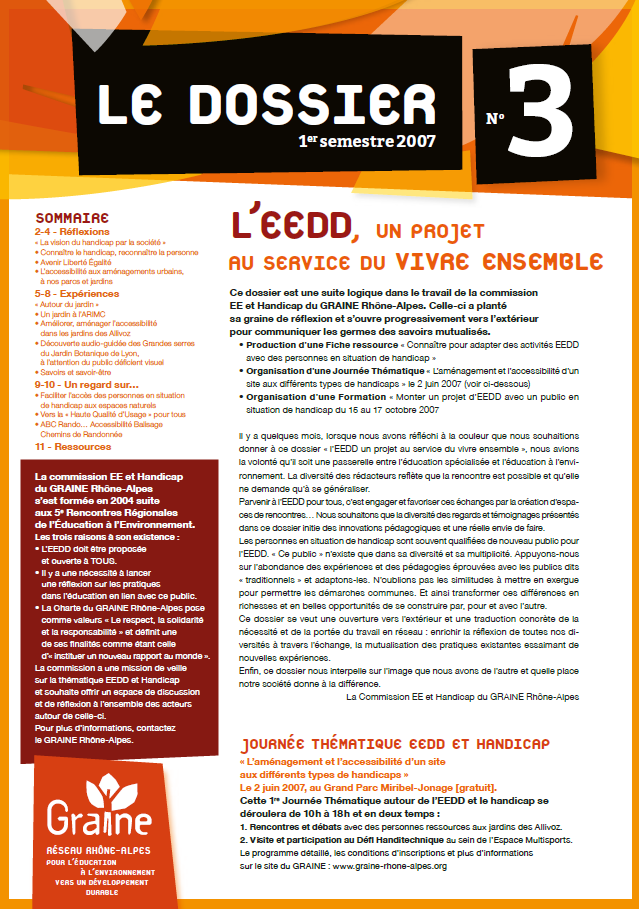 L'EEDD, un projet au service du vivre ensemble